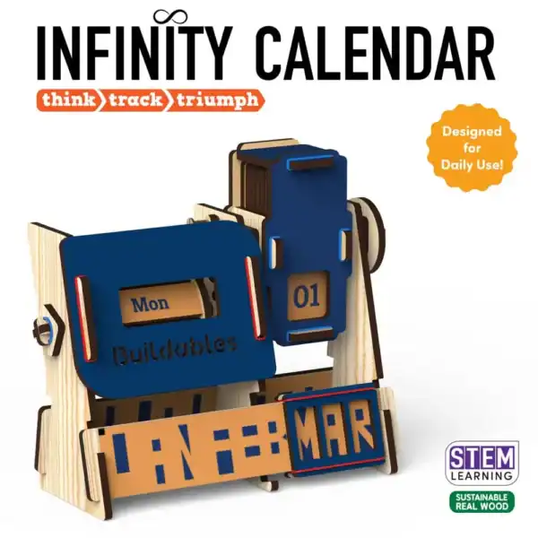 Buildables Infinity Calendar - Step By Step Kids Build Their Own Cryptic Calendar - imagine 2