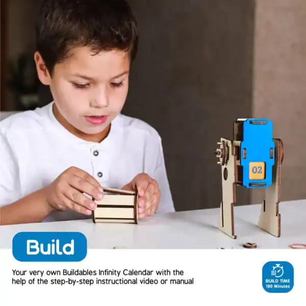 Buildables Infinity Calendar - Step By Step Kids Build Their Own Cryptic Calendar - imagine 4
