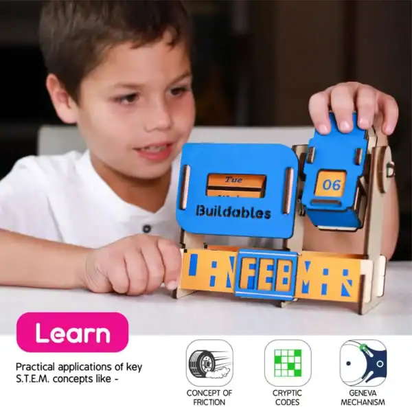 Buildables Infinity Calendar - Step By Step Kids Build Their Own Cryptic Calendar - imagine 5