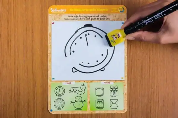 Shapes And Patterns - The Foundational Roots Of Learning In The Early Years - Write and Wipe Activity Game For Kids - imagine 6
