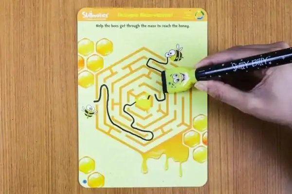 Shapes And Patterns - The Foundational Roots Of Learning In The Early Years - Write and Wipe Activity Game For Kids - imagine 9