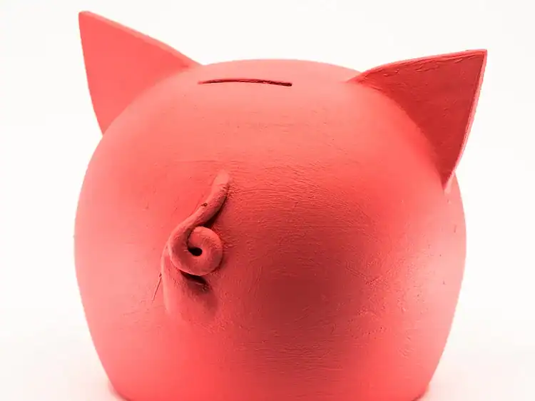 Jucărie Casuță porcul roz pentru copii, idei de cadouri și decor pentru cameră.