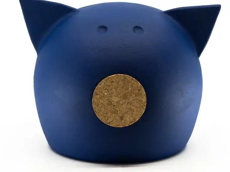 Coadă de porci din ceramică, decor pentru cameră sau grădină.