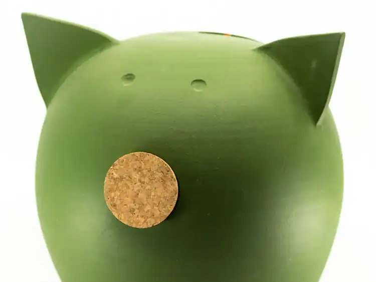 Porc nou cu formă de jucărie porcul vesel, ideal pentru camera copilului.