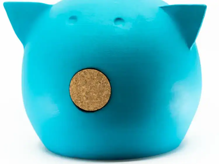 1. Porcusor din plastic albastru, decor pentru camera copiilor, jucarie educativa.