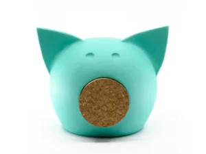 Jucarie din ceramica în forma de porcușor, decor pentru camera copilului.