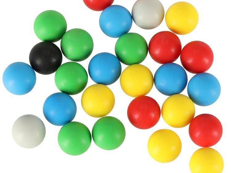 Bile colorate pentru joacă și dezvoltare copil - W55T.