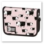 include un plan de lecție de completat și o tabla înmulțirii. Culoare roz și grafică cu câini. Dimensiuni: 14 cm x 3