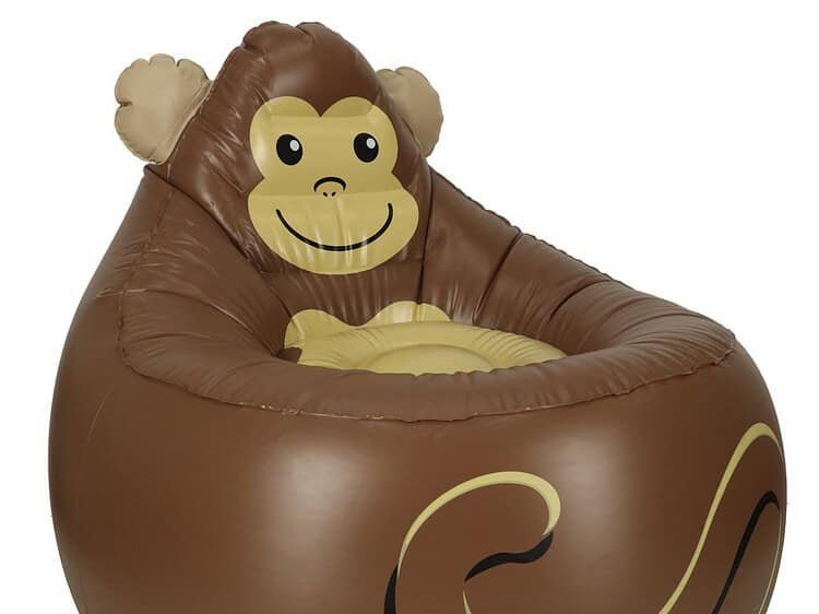 1. Canapea gonflabila leu pentru copii, confortabilă și durabilă pentru joacă.