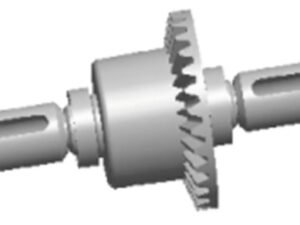 Parte WlToys Diferențial de punte față 12428-1148 - metal