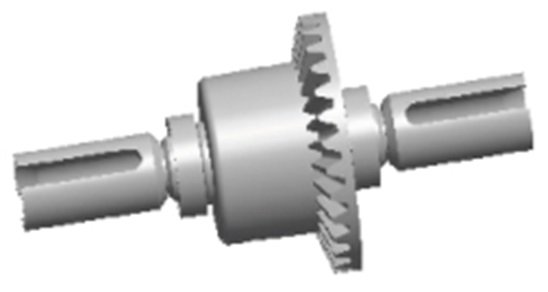 Parte WlToys Diferențial de punte față 12428-1148 - metal