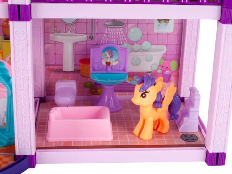 Jucării pentru copii, casuta, set baie, accesorii, prezentare pentru copii, jucării educative.