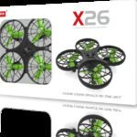 Syma X26 Obstacole de evitare a obstacolelor RC Drone 2.4Ghz Headless - Un cuier practic pentru biciclete din oțel inoxidabil.Cârligul permite agățarea bicicletei pe perete de janta roții din față. Un gadget util în fiecare casă. Sarcina maximă: 25kg Dimensiuni: 26x11x14cm. Culoare: negru