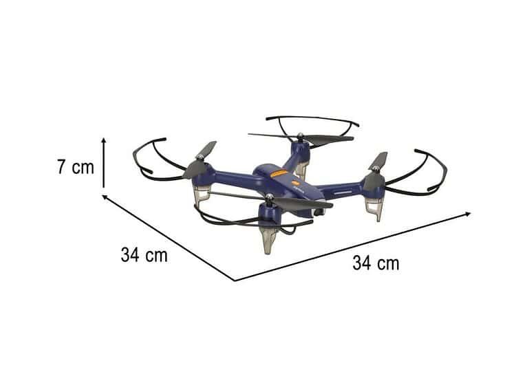 1. Drona pentru copii cu rotile și protecție, jucărie de interior și exterior, sigur și distractiv pentru cei mici.