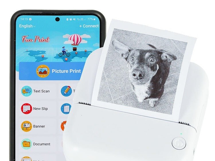 1. Imprimantă foto pentru copii, jucării educative și echipamente creative pentru copii.