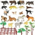 Figurine animale de grădina zoologică set de 31 el. -