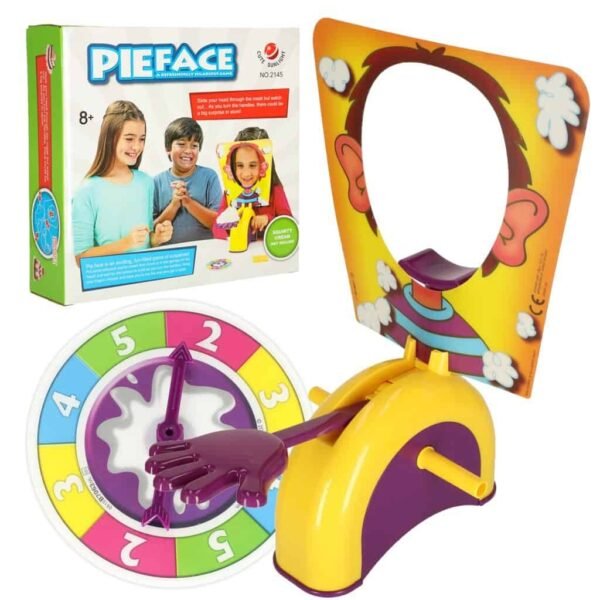 PIE FACE Tort Cake Joc social - Jucătorul rotește indicatorul