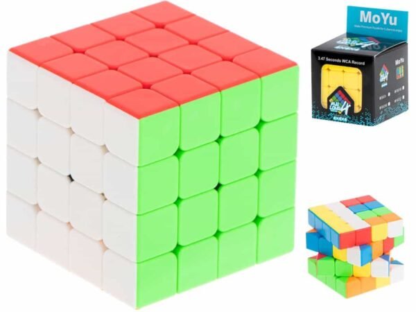 Puzzle cub joc 4x4 MoYu - Senzaționalul cub Pyraminx MoYu 4x4. Se va adresa atât copiilor