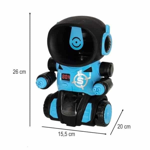 Hungry robot țintă țintă de fotografiere arcade joc set arma + bile - imagine 8