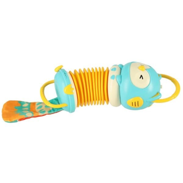 Armonie acordeon pentru copii portocaliu bufniță joc LED 30cm - imagine 7
