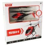 SYMA S5H 2.4GHz 2.4GHz RTF RC elicopter roșu - Foarte ușor de pilotat. Stabilizare giroscopică a zborului. Construcție robustă din aluminiu și plastic.