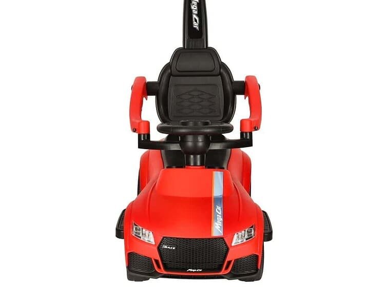 Mașină de bicliclete pentru copii, model sport, culoare roșie, jucărie pentru grădiniță și exterior.