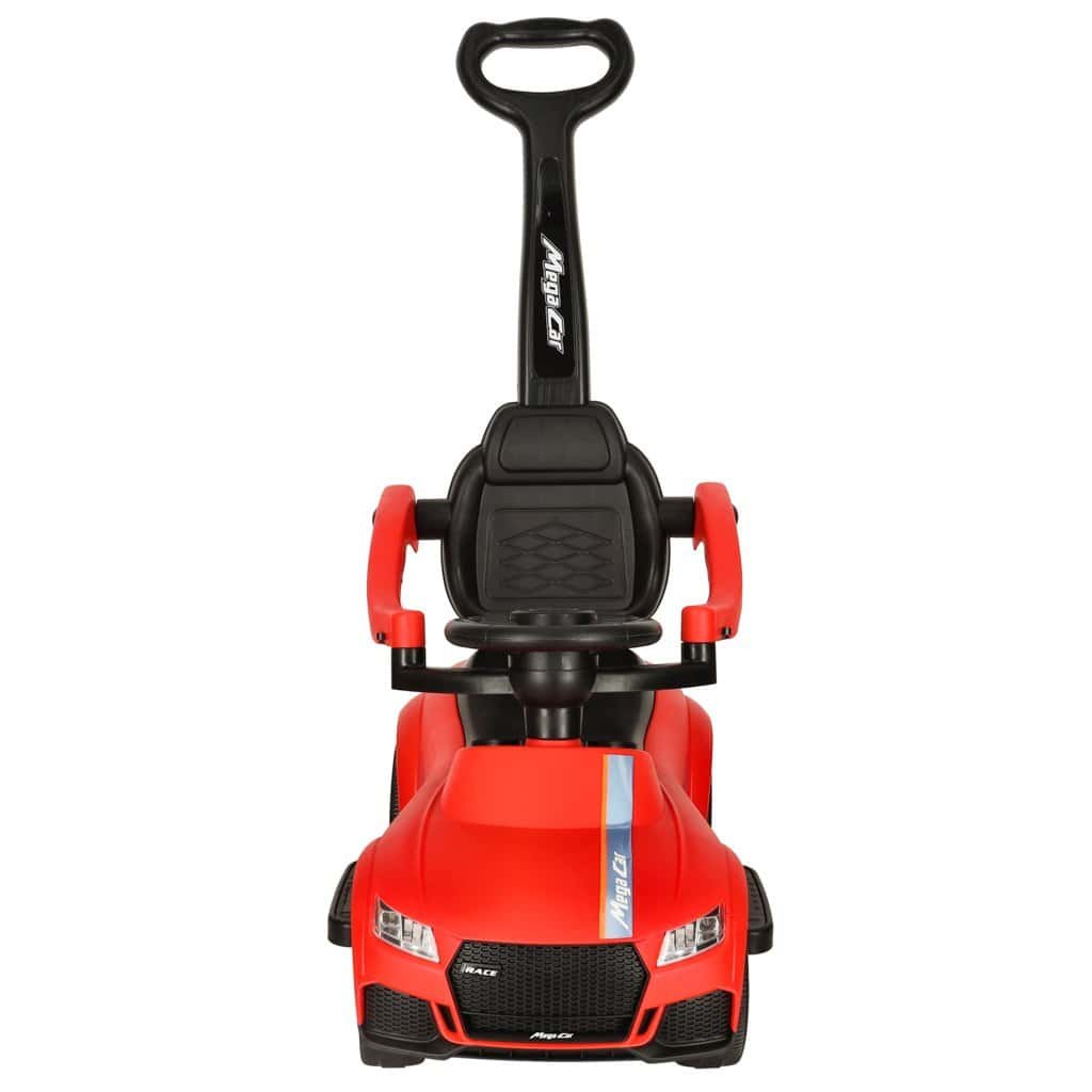 Mașină de bicliclete pentru copii, model sport, culoare roșie, jucărie pentru grădiniță și exterior.