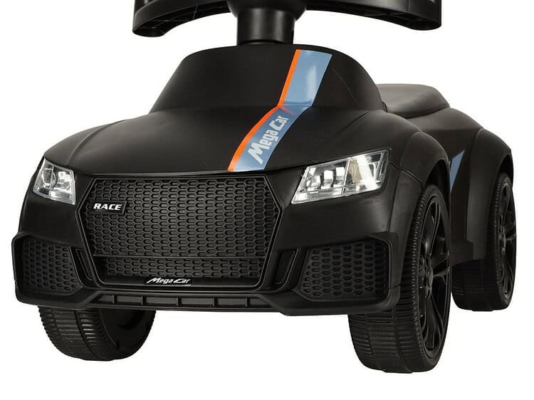 Mașinuță electrică pentru copii, design sportiv, sigură și distractivă pentru cei mici.