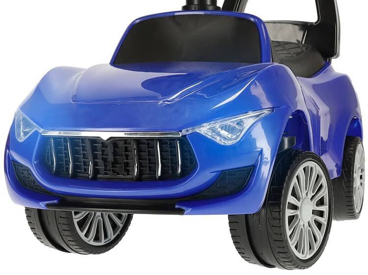 Mașină pentru cărucior cu sunet și lumini albastru -