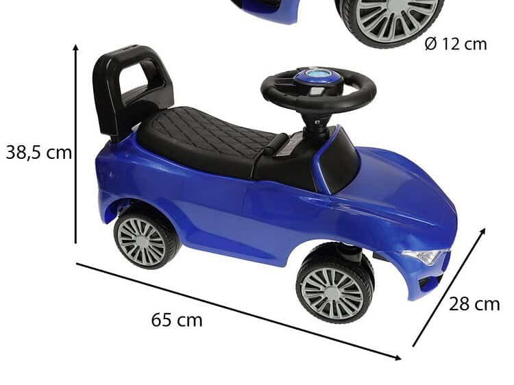 1. Mașinuță electrică pentru copii, jucarie sigură și durabilă, design atractiv albastru.