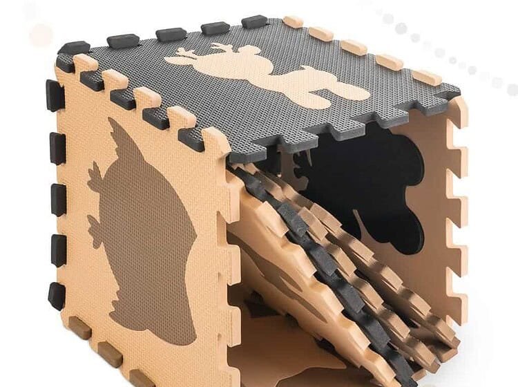 Paletă moale pentru joacă cu modele de animale, pentru copii mici sigur și distractiv.