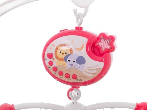 Lullaby star design carusel roz + telecomandă - imagine 5