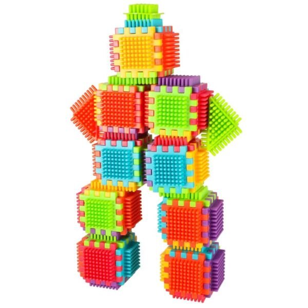 Blocuri de construcție creative de construcție waffle arici 140pcs - imagine 5