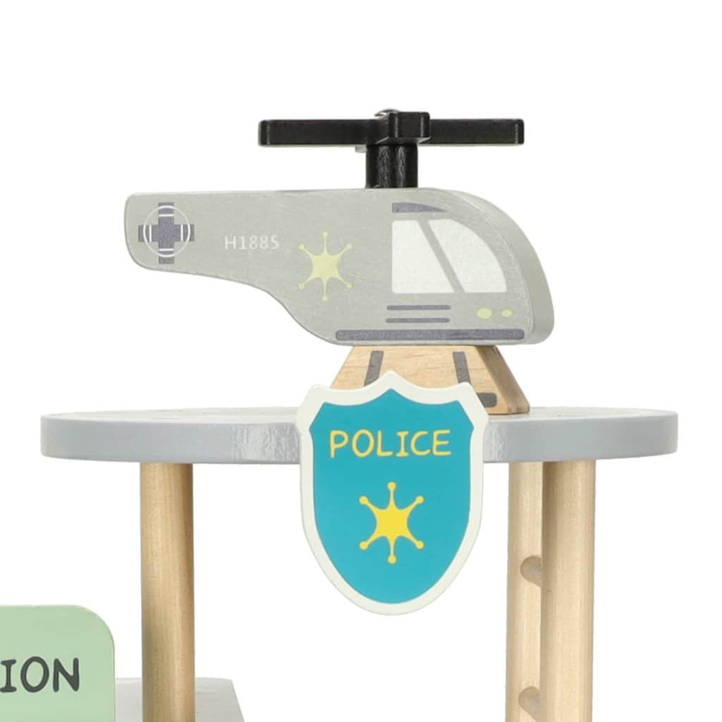 Joc de jucarie politist pentru copii, poliție mică cu mașină și badge, cadou de poveste pentru joacă.