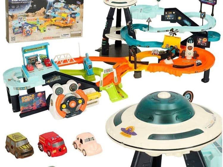 Stație de parcare pentru pista auto 6 mașini -