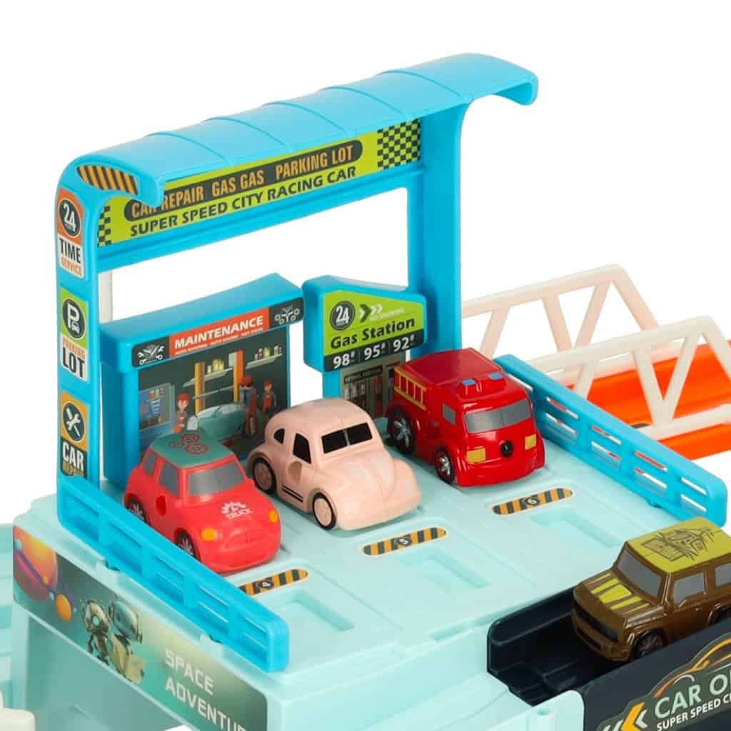Mașini de jucarie pentru copii, garaj și parcare, joc educativ și distractiv, cadou perfect pentru copilul tău.
