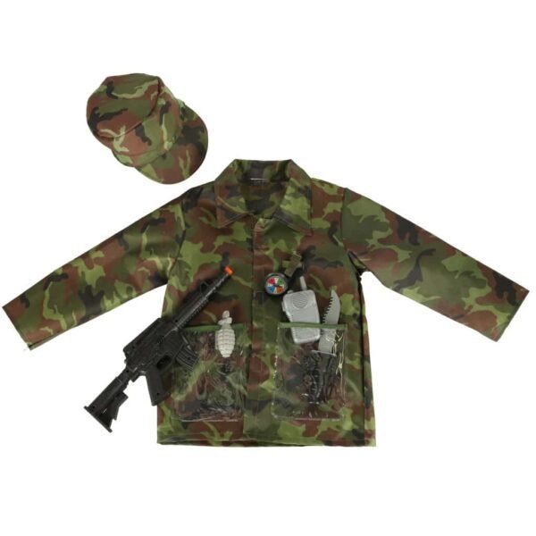 Set de costume de carnaval soldat 3-8 ani - imagine 4