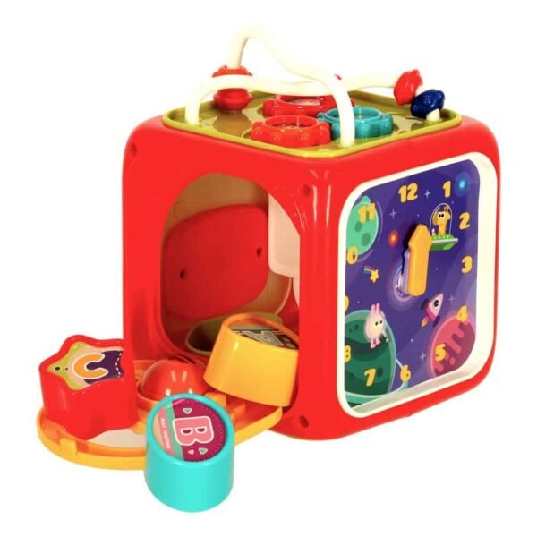 Jucărie senzorială de jucărie educațională cub 6in1 - imagine 2