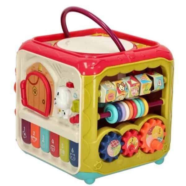 Jucărie senzorială pentru copii cub 6in1 - imagine 4