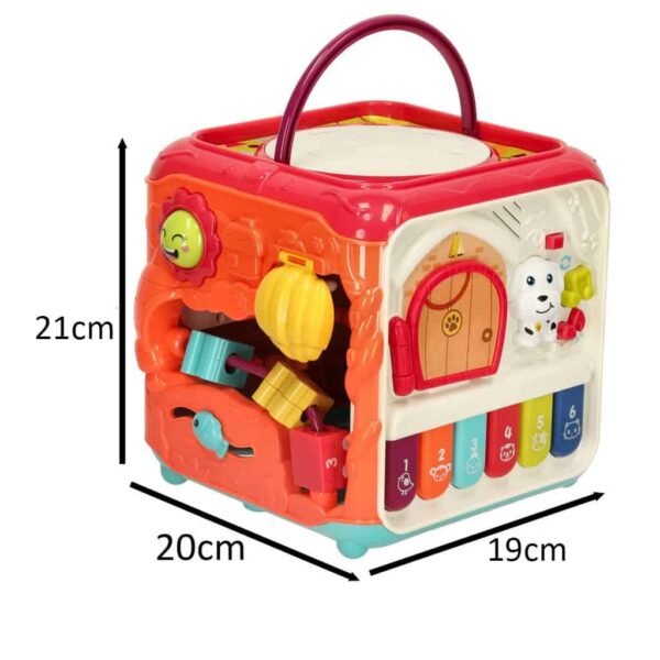 Jucărie senzorială pentru copii cub 6in1 - imagine 10