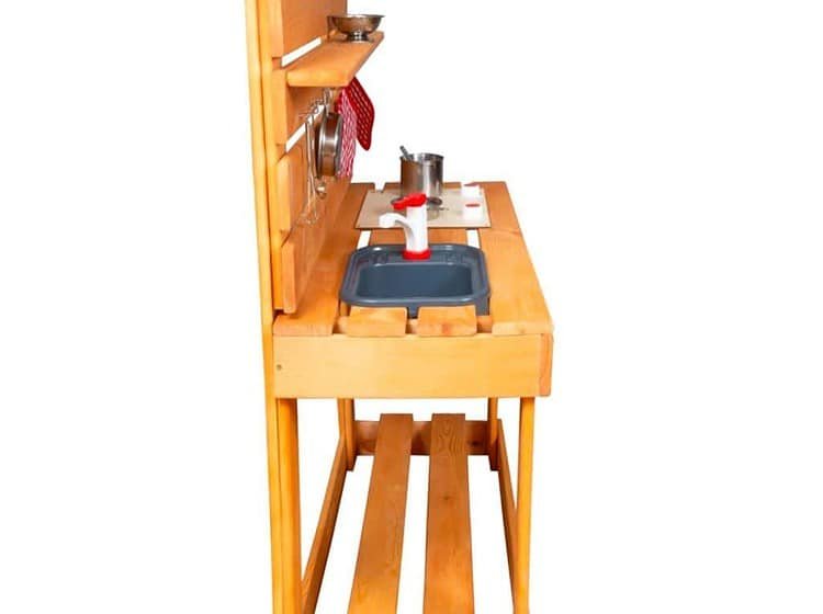 Jucarie de bucatarie din lemn pentru copii, set play pretend pentru copilasi.