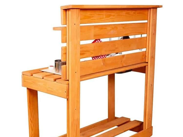 Jucarie de pluș pentru copii cu design jucarie de bucatarie din lemn natural.