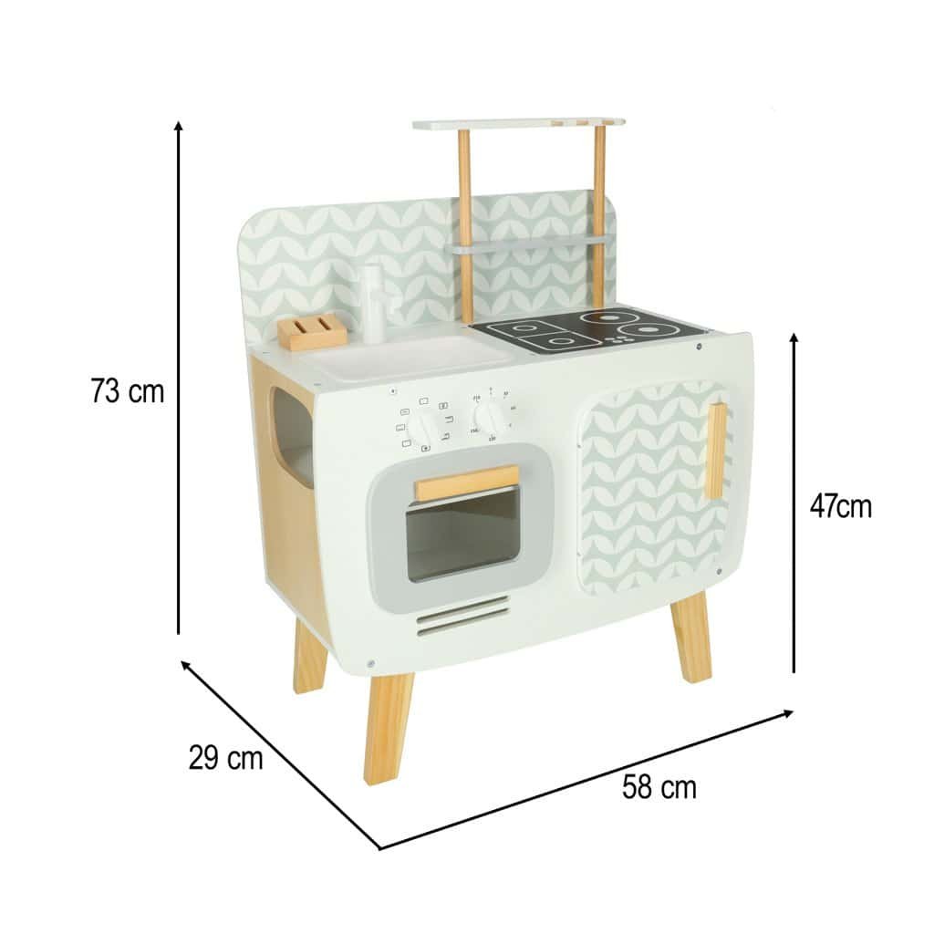 Joaca de lemn pentru copii, bucătărie miniaturi, jucării educative pentru copii mici, jucării de rol, decor pentru camera copilului.