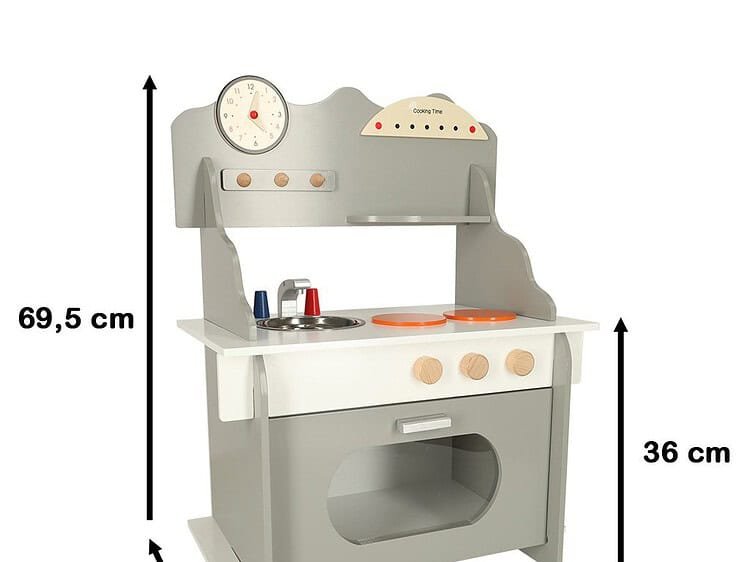 Joacă de rol și imaginație, blandă pentru copii mici, casuță jucării din lemn pentru bucurie și dezvoltare.