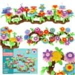 Flori blocuri creative blocuri de flori gradina de flori 104 elemente - Un set de blocuri creative care vă permite să vă construiți propria grădină de flori! Cele 104 cărămizi vă permit să combinați elementele așa cum doriți. Jocul dezvoltă creativitatea și abilitățile manuale. Material: plastic. Dimensiunile grădinii construite: 44x36x12 cm.