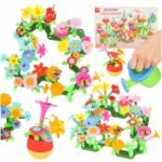 Flori blocuri creative blocuri de flori gradina de flori 175 elemente - Un set de cărămizi creative care vă permite să vă construiți propria grădină de flori! Cele 175 de cărămizi vă permit să combinați elementele așa cum doriți. Jocul dezvoltă creativitatea și abilitățile manuale. Material: plastic. Dimensiunile grădinii construite: 36x36x20 cm.