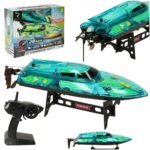 Telecomandă RC barcă Revolt ILLUMINATOR verde -