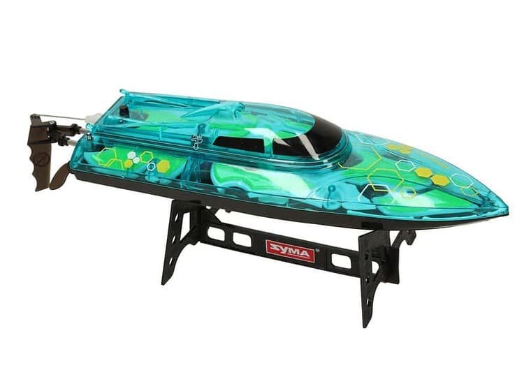 1. Barcă radiocomandată pentru copii, jucărie de calitate, ideală pentru distracție în apă.