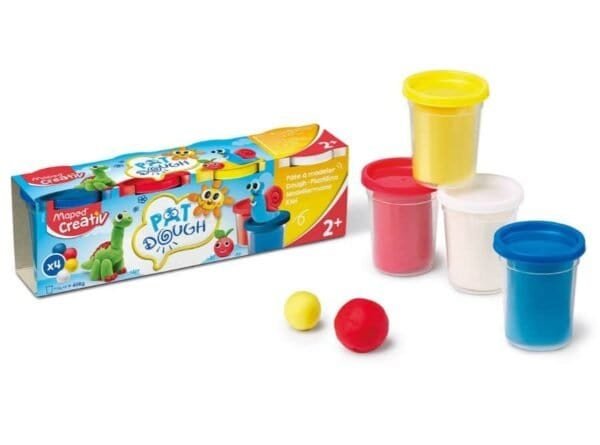Masă de plastic culori primare 4x114g Creative -