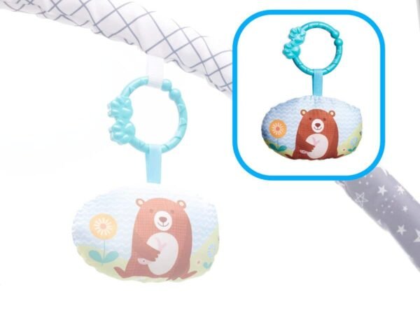 Covoraș educativ cu palete Playpen cu bile gri - imagine 7